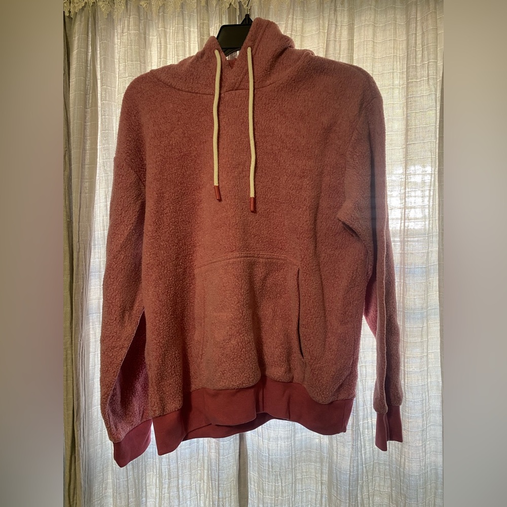 Reverse fleece hoodie